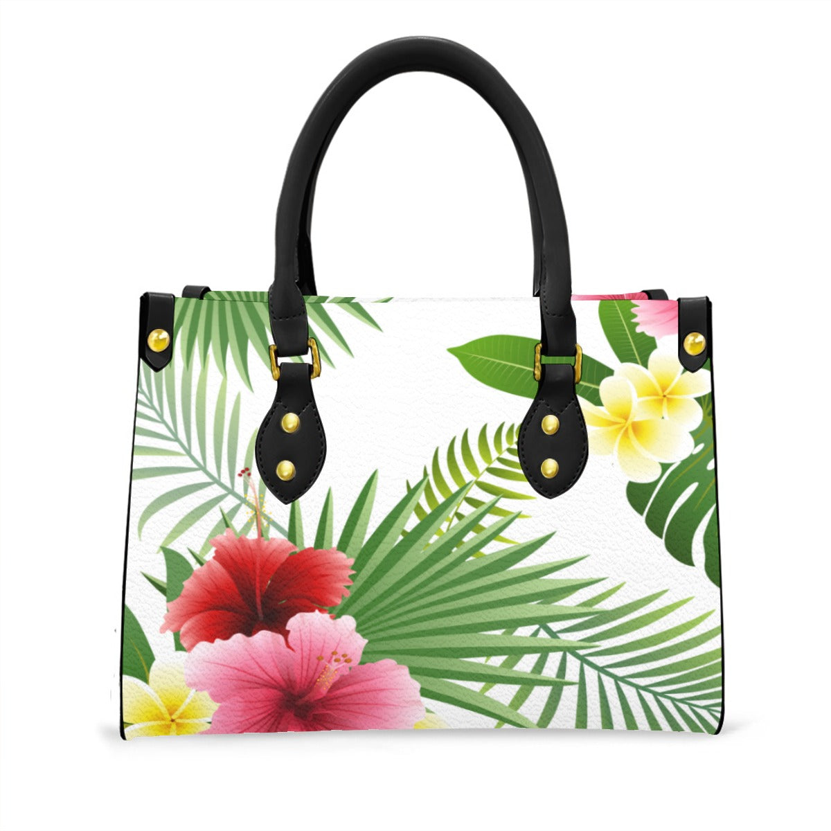 Women's Tote Bag With Black Handle