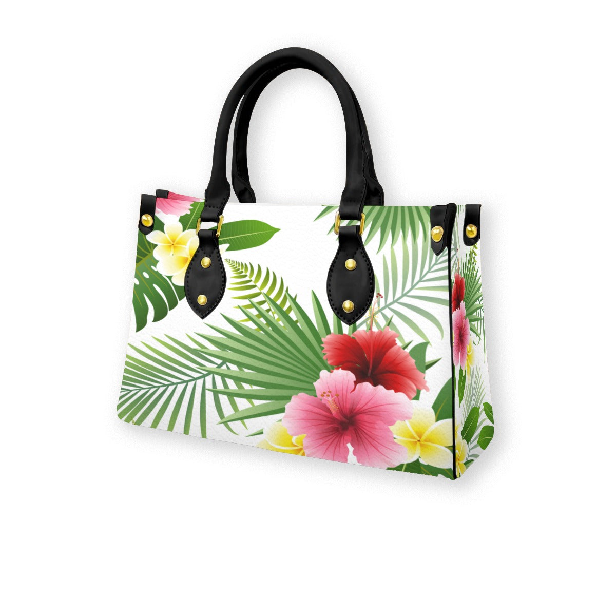 Women's Tote Bag With Black Handle